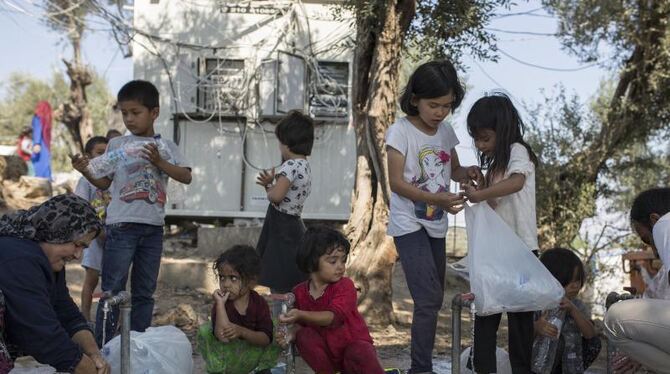 Kinder im Flüchtlingslager
