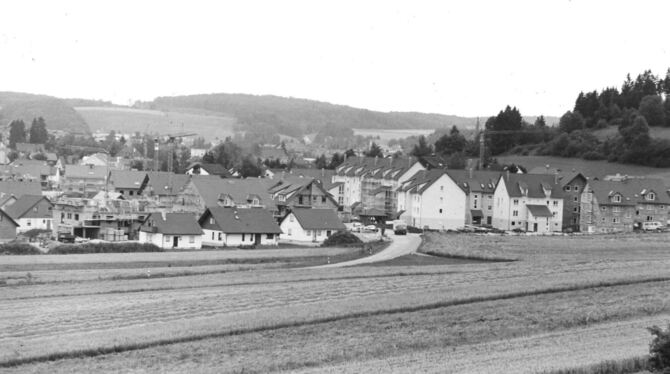Bauboom im Kirchtal: 1993 standen bereits viele der Häuser, in denen Aussiedlerfamilien eine neue Heimat fanden. FOTO: GEA-ARCHI