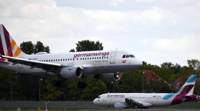 German- und Eurowings-Maschinen
