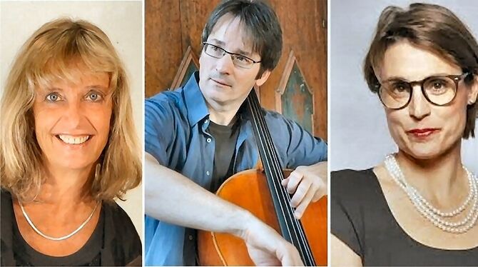 Start mit einer musikalisch-literarischen Zeitreise (von links): Susanne Götz, Urs Läpple und Tine Kiefl gestalten das Neujahrsk