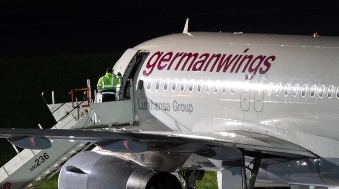 Germanwings-Maschine steht auf Vorfeld