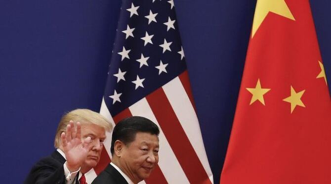 Trump und Xi Jingping