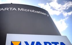 Schild der VARTA Microbattery GmbH