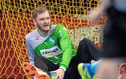 Handball-Torhüter Johannes Bitter in Aktion