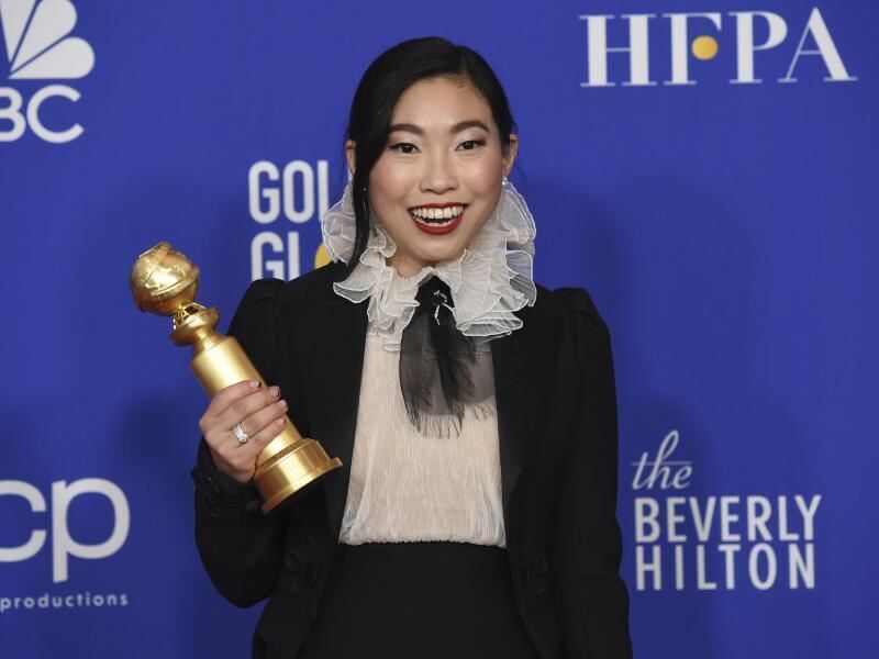 Golden Globes - Awkwafina Golden Globes - Awkwafina