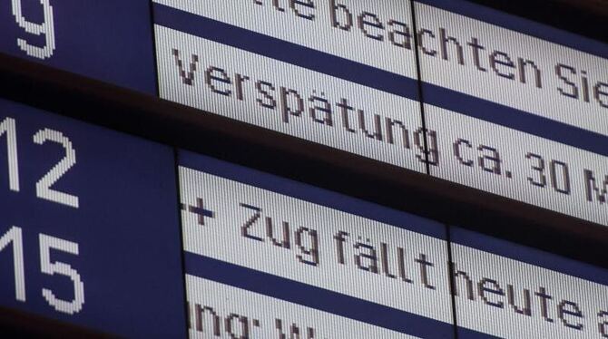 Verspätungen der Bahn Verspätungen der Bahn