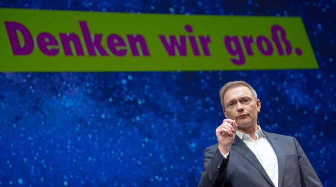 Es gibt Alternativen im Parlament zur GroKo: FDP-Chef Christian Lindner beim Dreikönigstreffen der FDP im Stuttgarter Opernhaus