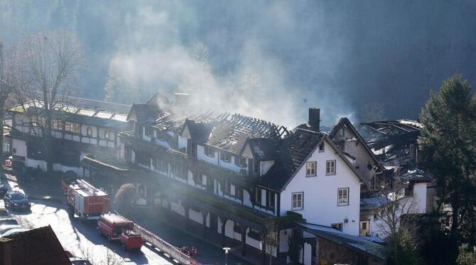 Brand in Schwarzwald-Spitzenrestaurant Brand in Schwarzwald-Spitzenrestaurant