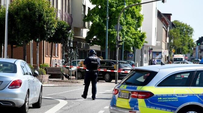 Polizeieinsatz nach Banküberfall in Ilvesheim