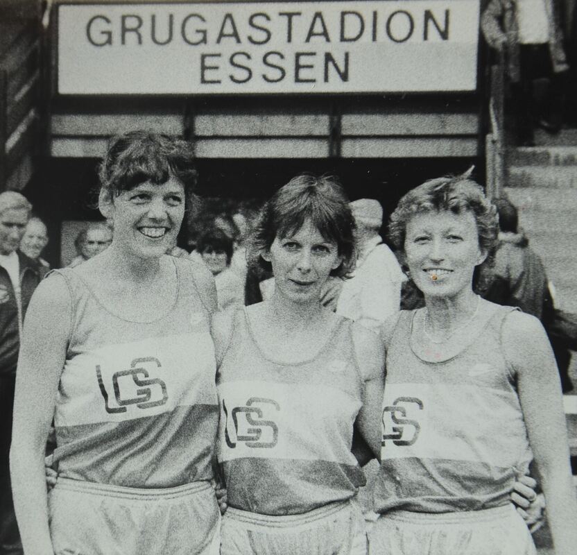 Deutsche Seniorenmeister Susanne Lang - Barbara Mayer- Rose Walker.