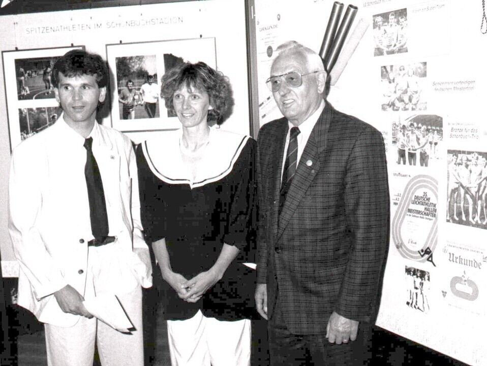 Drei Vorsitzenden-Generationen: Ewald Walker, Barbara Mayer, Werner Hamann.