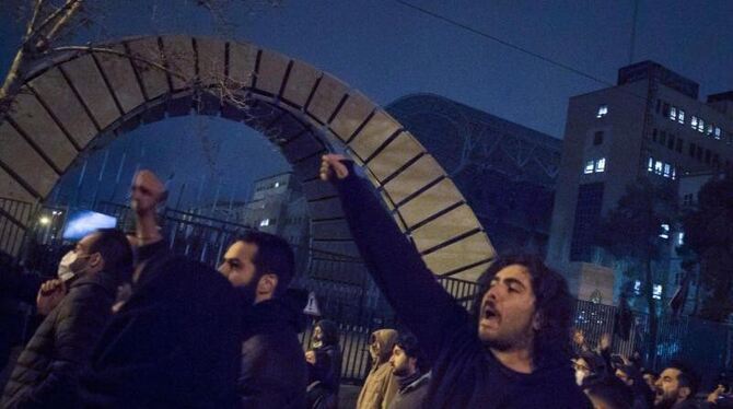 Studenten demonstrieren in Teheran