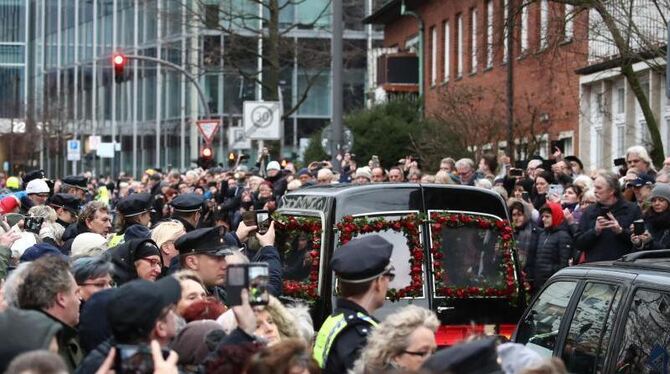 Trauerfeier für den Schauspieler Jan Fedder