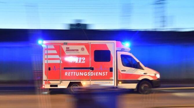 Rettungswagen im Einsatz
