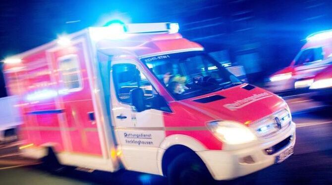 Rettungswagen im Einsatz