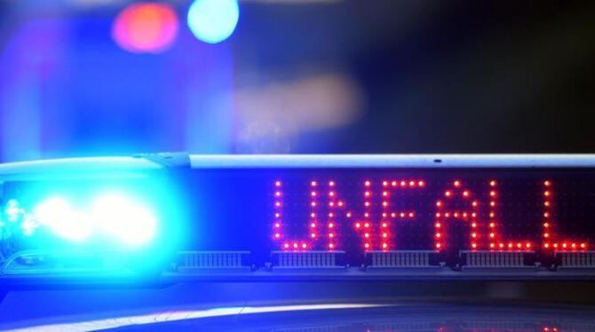 Polizei sichert Unfallstelle