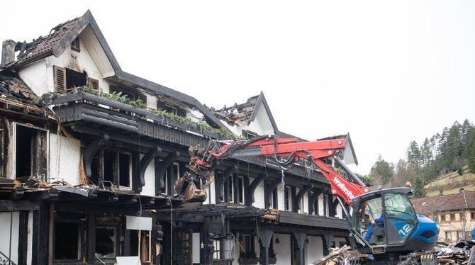 Das ausgebrannte Restaurant