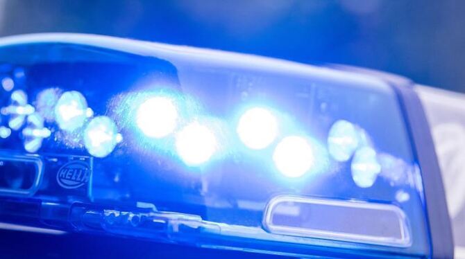Blaulicht einer Polizeistreife