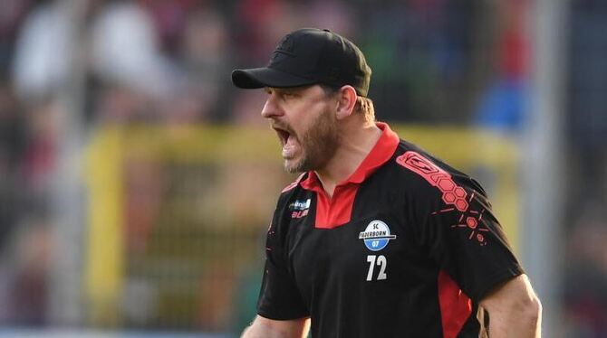 Paderborns Trainer Steffen Baumgart