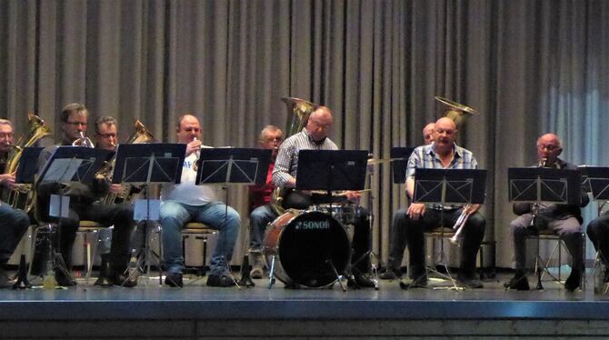 20 Jahre haben die Musiker der Seniorenkapelle gemeinsam musiziert.  FOTO: BERNKLAU