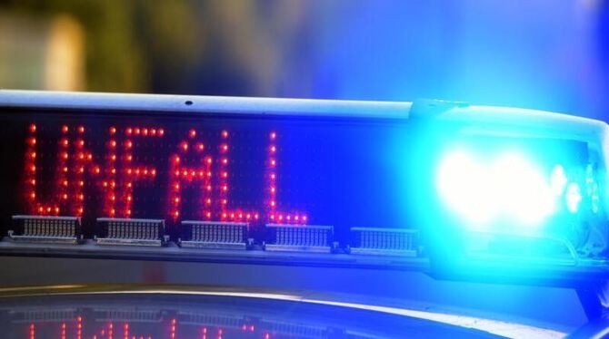 Polizei sichert Unfallstelle