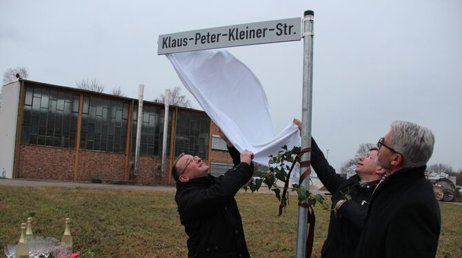 Die Erschließungsstraße für die Erweiterung des Gewerbeparks Haid wird nach Engstingens früherem Bürgermeister Klaus-Peter Klein