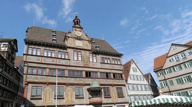 Das Rathaus von Tübingen