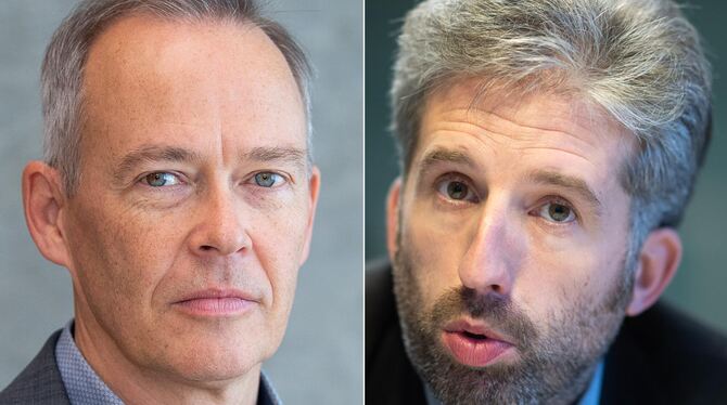 Stefan Brink (links) und Boris Palmer. Stefan Brink (links) und Boris Palmer.