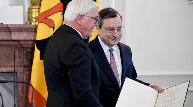 Draghi und Steinmeier