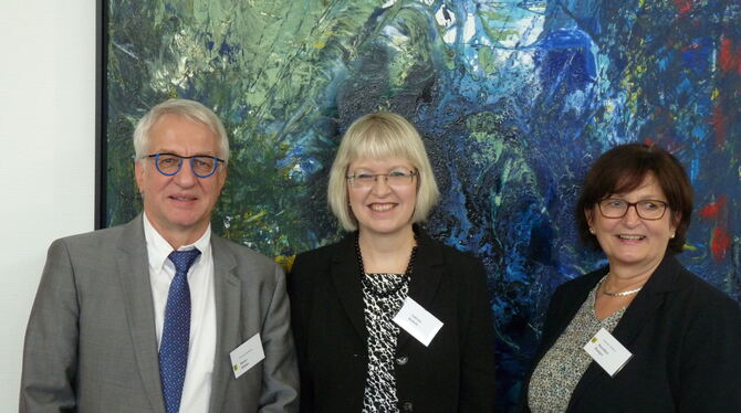 Experten für Steuerfragen (von links): Dieter Möhler, Sabrina Kiebele und Dorothea Hunger. FOTO: HÄRING
