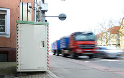 Die Messstation Lederstraße.