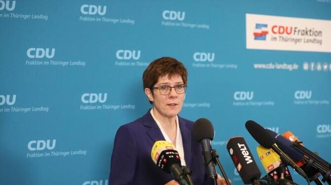 CDU-Chefin Kramp-Karrenbauer