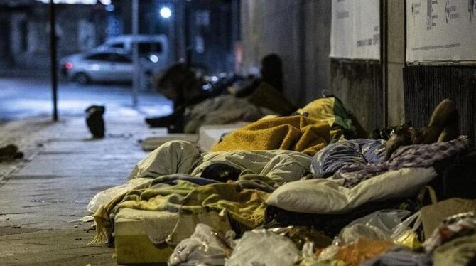 Obdachlose in Berlin