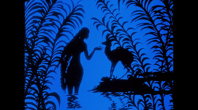 Eines von rund 96 000 Einzelbildern des Trickfilms »Die Abenteuer des Prinzen Achmed«.  FOTO: STADTMUSEUM TÜBINGEN