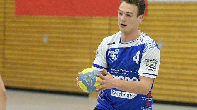 Zwölf Tore von Levi Leyh reichten der TSG Reutlingen nicht zum Sieg.  FOTO: BAUR