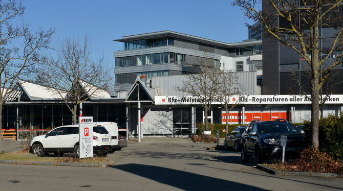 Standort der insolventen Reiff Reifen und Autotechnik GmbH in Reutlingen. Die Firma gehört zur Fintyre Group in Deutschland. Das