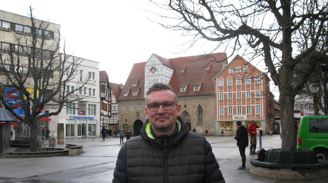 Enrico Löhnhardt aus Metzingen wünscht den Ausbau des Busnetzes nach Reutlingen.