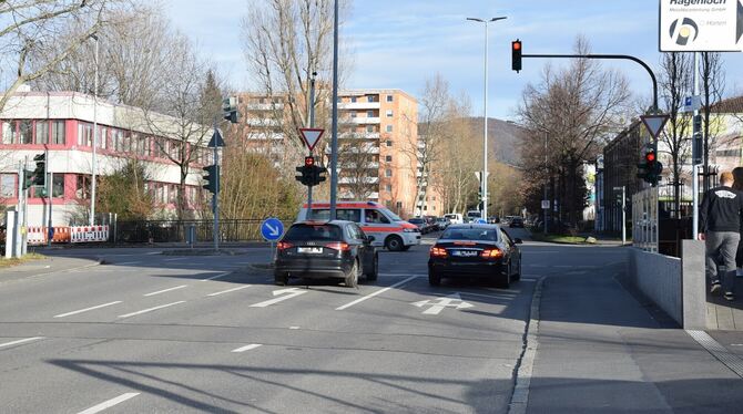Eine der künftigen Baustellen: die Kreuzung der Marktstraße mit der Daimler- und der Arbachstraße.   FOTO: SCHÖBEL