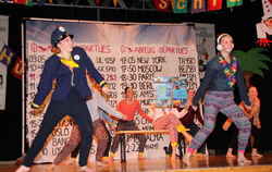 Die Tanzgarde der Narrenzunft Großengstingen Hurra de Ausre siegte mit ihrem Showtanz „Carneval in Venedig“ bei den Damengruppen