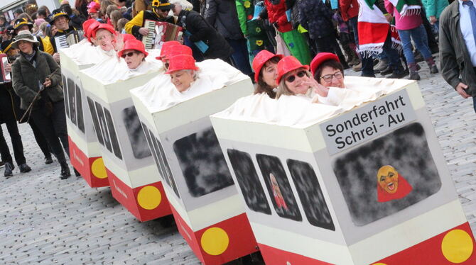 Die Schwäbische Alb-Bahn geht auf Sonderfahrt.