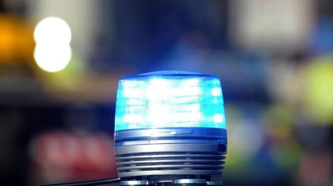 Einzelnes Polizei-Blaulicht