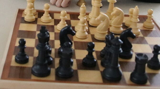 Ein Schachbrett.