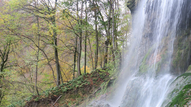 Der Uracher Wasserfall.