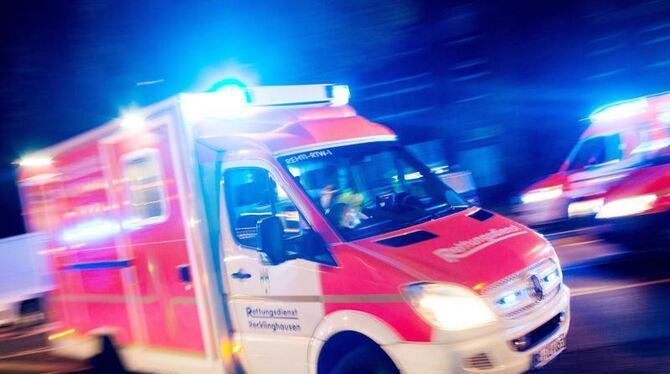 Rettungswagen im Einsatz