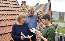 Ulrike Selje, Gunnar Wolf, Sabine Jäger-Renner und Sabine Huber (von links) von »zusammen wohnen«. Die Initiative ist 2017 von S