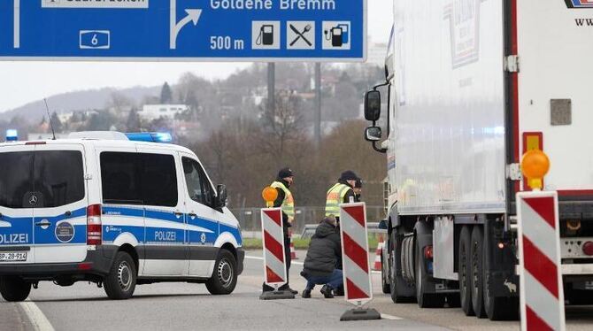 Kontrolle in Saarbrücken