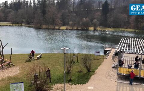 Wie man beim Kiosk am Mägerkinger See mit der Corona-Krise umgeht