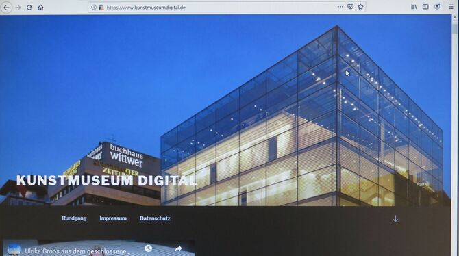 Direktorin Ulrike Groos begrüßt zum digitalen Rundgang im Kunstmuseum Stuttgart.