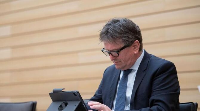 Manne Lucha sitzt im Landtag