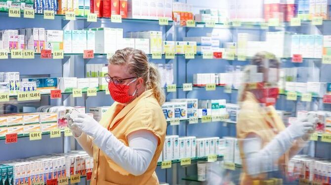 Arbeit in einer Apotheke